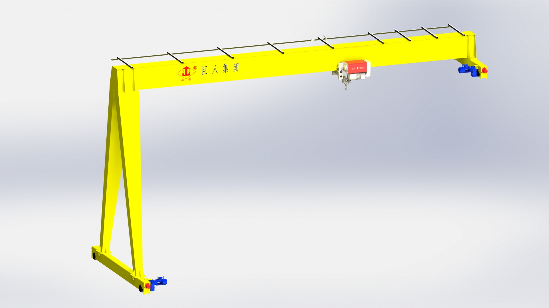 新型半龍門式起重機(jī)